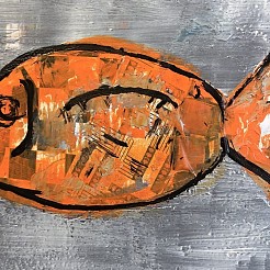 Visje geschilderd door 