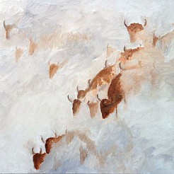 The wild beast geschilderd door 