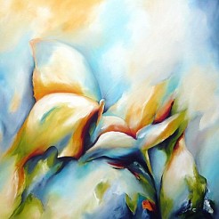 Butterfly geschilderd door 