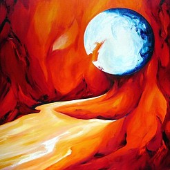 Earth geschilderd door 