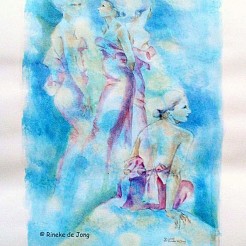 Jacqueline 2 geschilderd door 