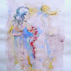 Jacqueline 3 geschilderd door 