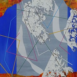 LINE-UP (third) geschilderd door 