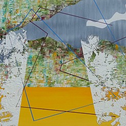 Line-up (first) geschilderd door 