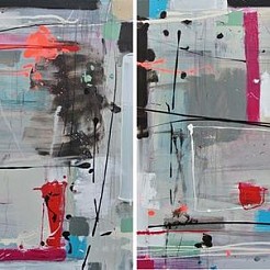 Dear past, thank you for all the lessons.. Hello future, I'm ready now! geschilderd door 