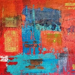 Global crisis 'Paletta' geschilderd door 