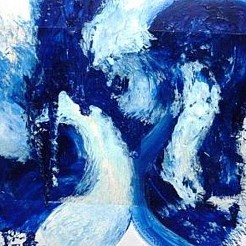 Landwave geschilderd door 