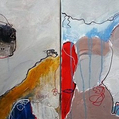 Loud geschilderd door 