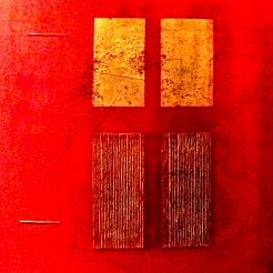 Spilt geschilderd door 