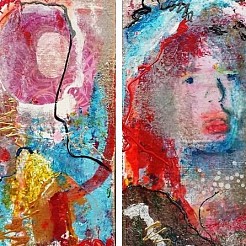 Gimmeshelter geschilderd door 