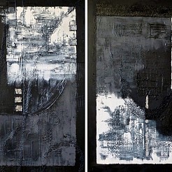 Black and White geschilderd door 