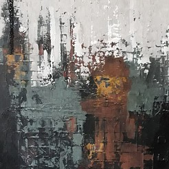 Indiase muur geschilderd door 