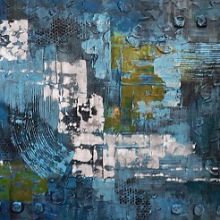 The Blue One geschilderd door 