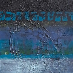 Blue-Black-Beauty geschilderd door 