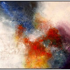 Purple rain geschilderd door 