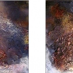 Thunderclouds geschilderd door 