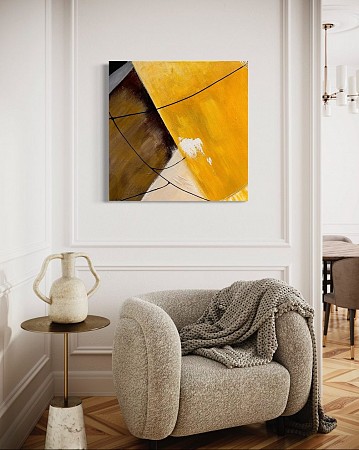 The best time for a new beginning is now!� geschilderd door Gemstones-Art