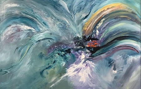 Flowerpower geschilderd door Gemstones-Art