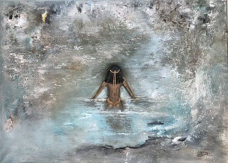 Awareness geschilderd door Gemstones-Art