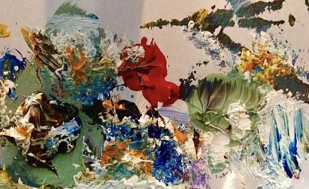 Flowerpower2 geschilderd door Gemstones-Art