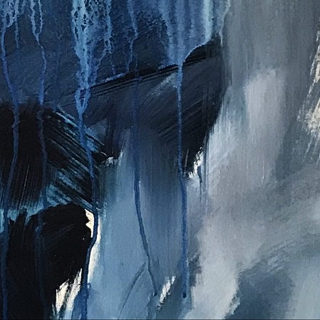 Energetisch blauw geschilderd door Gemstones-Art