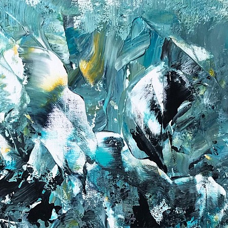 Blue energie geschilderd door Gemstones-Art