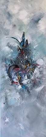 In bloom geschilderd door Gemstones-Art