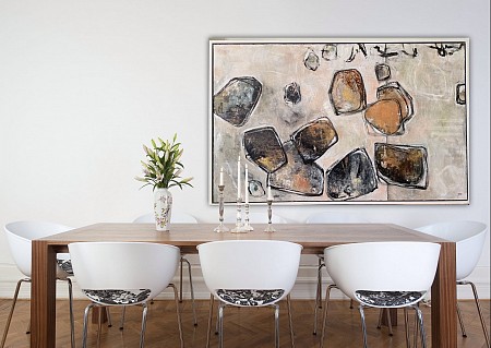 Stone Art geschilderd door Imke de Vries